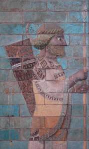 Friso de tijolos esmaltados, Palácio de Dario I (museu do Louvre, Paris)