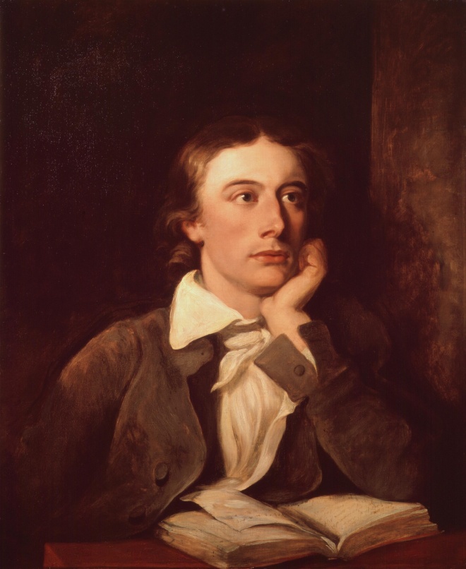 Portrait of John Keats by William Hilton. National Portrait Gallery, London